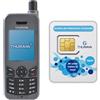OSAT Thuraya XT-LITE telefono satellitare + SIM card prepagata standard con 30 unità | Validità 365 giorni | Copertura voce e SMS per comunicazioni a distanza e emergenze