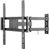 goobay Supporto TV Parete Orientabile 32-55 Pollici VESA 400x400 Fino a 35 kg con Gestione Cavi - Basic FULLMOTION M - 49744