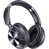 CAPOXO H08 Cuffie Wireless Bluetooth Over Ear con ANC -35dB, 100 Ore di Autonomia, Ricarica Rapida, Audio Hi-Res, Microfono ENC, Leggere e Pieghevoli, Ideali per Viaggio, Ufficio e Uso Quotidiano