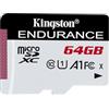 Kingston High Endurance microSDXC95R/30W C10 A1 UHS-I SDCE/64GB