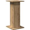 vidaXL Supporti Altoparlanti 2 pz Rovere 30x30x60 cm in Multistrato, stand per altoparlanti, supporto per altoparlanti da tavolo, supporto per altoparlanti surround
