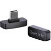 Questyle QCC Dongle Pro Adattatore Bluetooth USB-C, adattatore audio Bluetooth 5.4 con LDAC, aptX Lossless e aptX-Adaptive, trasmettitore wireless senza perdita per collegare cuffie e auricolari