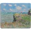 dealzEpic - Tappetino per mouse artistico - Tappetino per mouse in gomma naturale con famosa pittura artistica di Cliff Walk a Pourville di Claude Monet - Bordi cuciti - 24,1 x 20,1 cm