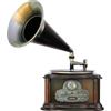 Soundmaster NR917 piatto audio Nero, Bronzo, Marrone - Giradischi (Nero, Bronzo, Marrone, 33,45,78 Giri/min, Esterno, Cassetta, Disco in vinile, FM, SD)
