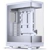 Phanteks Evolv X2, telaio di gioco a metà torre, sistema di raffreddamento verticale, telaio in vetro temperato trasparente, pannello interno in alluminio spazzolato con illuminazione D-RGB integrata,