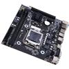 Tonysa Scheda Madre H81 LGA 1150 con Slot M.2, Micro ATX per 4th Gen I3 I5 I7 e E3 V3 CPU, Support DDR3 1600MHz, USB 3.0 SATA 3