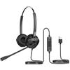 Fanvil HT302-U Double Headphones, USB Port, ENC
