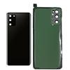 Senza Marchio KIT 3 Pezzi N.1 Copri Batteria + 1 biadesivo + 1 lente compatibile per Samsung Galaxy S20 G980F G980 SM-G980F Ricambio Vetro Posteriore Back Cover Retro Scocca adesivo + lente con cornice (Nero)
