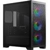 Cooler Master Elite 302 Gaming Case w/Glass Side, Micro ATX, 3x ARGB Fans, PSU Shroud, Intake Grill, USB-C, Black