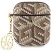 CG MOBILE Guess GUA2PGCE4CW Custodia per AirPods 1/2 Cover Marrone GCube Charm
