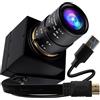 IEights 4K USB3.0 HDMI Camera 4K 60fps 2.8-12mm Zoom Webcam per Computer Mini Lightburn Camera per Incisore Laser H.264 Telescopio USB Telecamera di Sicurezza Industriale per Raspberry Pi Jetson Nano