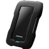 ADATA Disco rigido esterno HD330 External Hard Drive 5TB, USB 3.2 for Mac, PC, Laptop, Nero