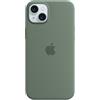 Apple Custodia MagSafe in silicone per iPhone 15 Plus - Cipresso