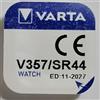VARTA Pila batteria varta Argento V357 per orologi conf 10 pz