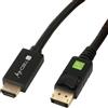 Techly 020829 Cavo Convertitore da DisplayPort 1.2 a HDMI 4K 2m Nero