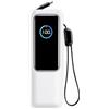 Zhixteu Copertura in Silicone per Anker Zolo 25,000mAh 165W, Antipolvere Antiurto Antigraffio Morbido Manicotto Protettivo Custodia di Protezione per Banca di Alimentazione (Bianco)