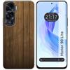 Tumundosmartphone Cover Silicone per Huawei Honor 90 Lite 5G Disegno Legno Disegni