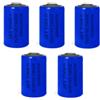 ALCAPOWER Batteria PILA Litio Li-SOCL2 1/2 AA 3,6V 1200mAh (Confezione da 5)
