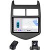 Yihyati Autoradio per Chevrolet Aveo 2 2011-2015 con 9 Touchscreen Autoradio Wireless Carplay & Android Auto,Bluetooth/RDS AM/FM/4GLTE WIFI/DSP/Navigazione GPS + Split Screen(M150CP)