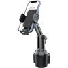 MeevrgR Supporto per cellulare per portabicchieri da auto, design con braccio robusto con presa sicura per telefono