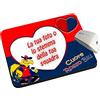My Cust Mouse Pad Genova calcio Tappetino Mouse personalizzato con foto,logo ecc idea regalo tifoso rossoblu compatibile Con genoa