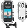 FitStill custodia impermeabile 40m per Insta 360 X3, protezione subacquea PC con staffa montaggio, accessori per action cam
