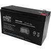 Generico Batteria MKC 12V 9Ah AGM VRLA Ricaricabile, Piombo Sigillata Senza Manutenzione, Faston 6.3 mm, per UPS Allarmi Luci Emergenza Antifurto Energia Solare