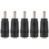 Agatige Accessori per Computer, 5PCS 5,5 x 2,1 Femmina a 3,5 x 1,35 mm Connettore AdattatoreCC Maschio Convertitore di Alimentazione Router