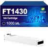 KLXFJ FT1430 Cartuccia D'inchiostro Compatibile Per Riso S-8929 S-8930 S-8931 S-8932 Utilizzabile Per Riso Comcolor FT1430 FT2430 FT5430 FT5230, Alta Resa 60000~80000 Pagine,Black-1 Pack