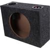 Vaguelly Box Cassa in Legno e Abs Auto da 10 Pollici per Subwoofer prodotti Design Sottile e Installazione Semplice per Integrazione negli Interni del Veicolo