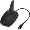Generico Antenna Amplificata Squalo Pinna Antenna Radio Segnale Tetto Auto Per Autoradio Compatibile Con GOLF PASSAT Jetta TOURAN POLO Seat