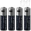 Generic 4 Pezzi 1,5V AAA 1100mWh Litio Batteria Ricaricabile, 1,5Volt Tripla A Lithium 700mAh Batterie per Telecomando/Controller/Radio, 2 in 1 USB-C Ricarica Cavo, 2 Ore Ricarica Rapida, 1200 Cicli