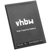 vhbw batteria compatibile con Wiko Robby, Harry, Lenny 4, Lenny 4 Plus smartphone cellulare (2500mAh, 3,8V, Li-Ion)