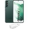 Samsung Galaxy S22 5G Android Smartphone 8GB RAM AI Display 6.1'' Dynamic AMOLED 2X Fotocamera 50MP 3.700 mAh (Verde, 256 GB)