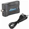 Tiiyee Convertitore da Bnc a Hdmi, Video Hook Up Display Adattatore HD 1080p 720p Usato Monitor Cavi Accessori Sorveglianza TV Monitor Telecamera Sicurezza CCTV VCR Decodificatore Macchina Gioco