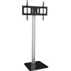 Techly 028863 Supporto a Pavimento per TV LCD/LED/Plasma 32-70 Nero/Argento