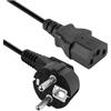 VulTech ALIM15 Cavo di Alimentazione 1.5M - Schuko 16A a IEC C13-10A per Monitor, TV LED, PC Computer Stampante
