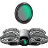 Generic Set di filtri ND e CPL per DJI NEO 2, filtri UV/ND8/ND16/ND32/CPL compatibili con accessori per drone DJI NEO2, filtro obiettivo a densità neutra ND (ND16)