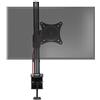 Duronic Braccio per monitor DM451X1 | Supporto da scrivania singolo per PC | Alluminio | Altezza regolabile | Per uno schermo LCD LED 15-27 | VESA 75/100 | 13 kg per schermo | Inclinazione -20°/-20°,