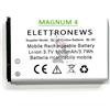 Generico Batteria per Brondi Magnum 4 batteria compatibile pari originale Brondi magnum 4 1000 mAh Litio 3,7V