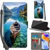 Haninsuze Cover per Xiaomi Redmi Note 11 Pro/Note 12 Pro 4G Custodia Cover Pelle Libro Portafoglio con Porta Carte Protezione Antiurto Cuoio Flip Case Custodia Cover per Redmi Note 11 Pro, barca