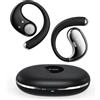 Micool Cuffie open-Ear Bluetooth 6.0, clip on auricolari senza fili con tempo di riproduzione 36H, riduzione del rumore, auricolari vivavoce, vestibilità comoda, per corsa, fitness e viaggi