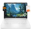 ist computers HP - Computer portatile ultra leggero da 14 per studenti e casa (Intel Quad-Core N4120, 4 GB di RAM, 128 GB (64 GB + 64 GB SD), 1 anno Office 365, batteria a lunga durata di 11 ore, webcam, WiFi, Win