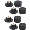 Yanmis 4 Set Piedini Isolanti per Altoparlanti, Riduttore di Risonanza Regolabile in Altezza da 0 a 3,5 Mm, Antiscivolo Antiurto per Registratore CD Amplificatore Giradischi