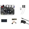 youyeetoo R1 Single Board Computer - Basic Rockchip RK3588S - Display 8K - Supporto HDMI 2.1, SATA 3.0, PCIe 2.0 SSD, USB Host x5, NFC - AIoT/NAS - Android 13/Debian (8GB RAM+64GB eMMC (Kit WiFi))