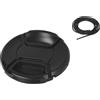vhbw Copriobiettivo 67mm impugnatura interna Snap on nero compatibile con fotocamera Tamron 28-75 mm 2.8 SP AF XR Di LD ASL IF Macro.