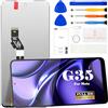 SRJTEK Per Motorola Moto G35 Display LCD per Motorola Moto G35 Sostituzione Dello Schermo XT2433-5 Touch Screen Digitizer Assembly Kit di Riparazione (nero)