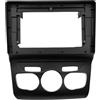 BVOWETF Auto Plancia Telaio Kit telaio autoradio Android 2 Din Adatto per Citroen C4 C4L 2010-2015, pannello cruscotto stereo automatico Mascherina autoradio(Frame)
