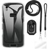 ESACMOT ESCAMOT [4 in 1] Custodia Compatibile con Zebra TC27 con Lanyard, Cinturino da Polso e Anello, Cover Anti-Caduta Kit da Viaggio Sicuro (set nero)
