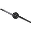 ASHATA Ventilatore Ologramma 3D, 234 LED, Imaging Stereoscopico Ad Aria, Macchina Pubblicitaria Olografica 3D, Sospensione Rotante, Display Pubblicitario per Proiettore Olografico 3D a Occhio(EU)